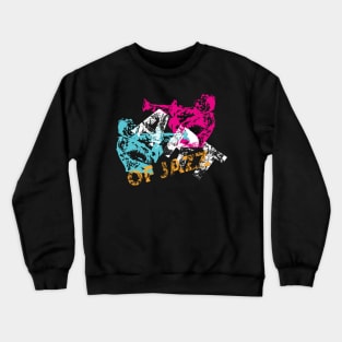 Art of Jazz Urban Modern Style Theme Crewneck Sweatshirt